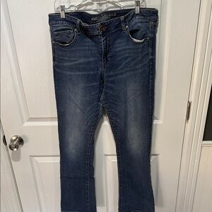 American Eagle Outfitters High Rise Jeans - Dark Blue